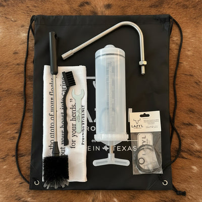 14-Inch Side Drench Nozzle Kit with Upgraded 600cc Labelvage Drench Gun